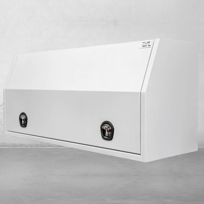 1800 Side Opening Tool box with no Drawers - White